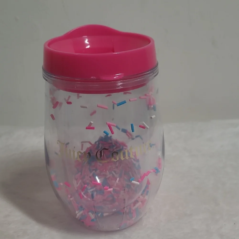 Juicy Couture Pink Confetti Party Cup
